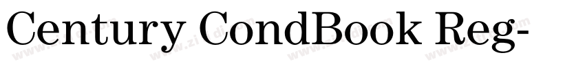 Century CondBook Reg字体转换